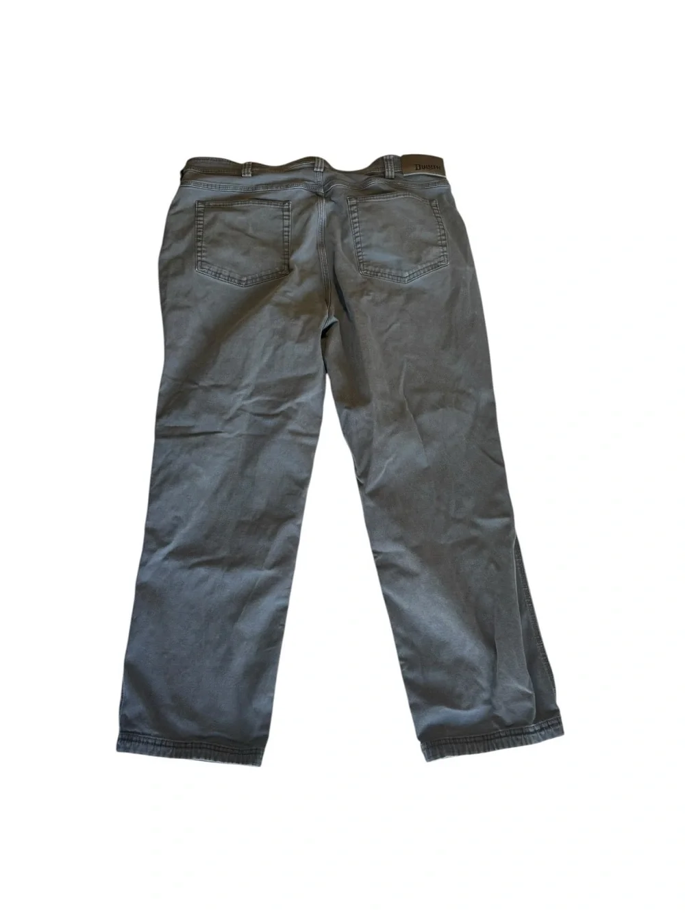 Duluth Trading Flex Fire Hose Gray Relaxed Fit Work Pants 40x30 (Actual 38x28)
